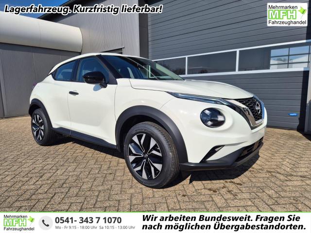 Nissan Juke - 1.0 DIG-T 114PS Acenta Klimaautomatik Sitzheizung R&uuml;ckf.Kamera Bluetooth Touchscreen wireless Apple CarPlay Android Auto