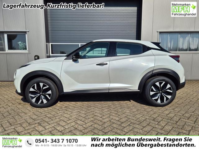 Nissan Juke - 1.0 DIG-T 114PS Acenta Klimaautomatik Sitzheizung R&uuml;ckf.Kamera Bluetooth Touchscreen wireless Apple CarPlay Android Auto