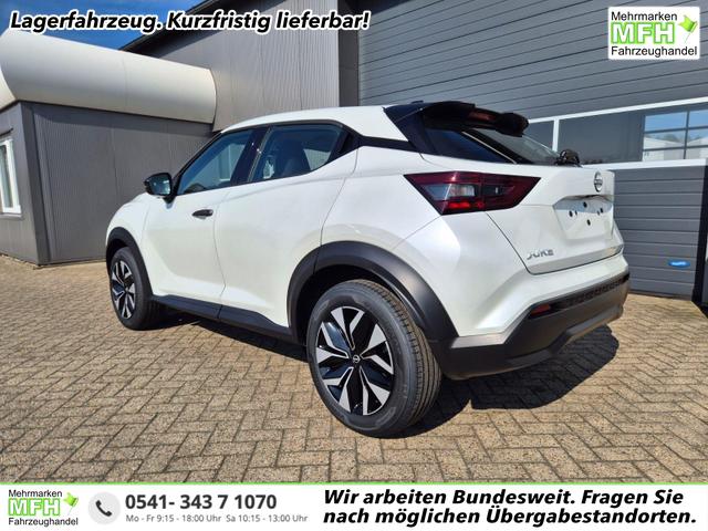 Nissan Juke 1.0 DIG-T 114PS Acenta Klimaautomatik Sitzheizung R&uuml;ckf.Kamera Bluetooth Touchscreen wireless Apple CarPlay Android Auto 