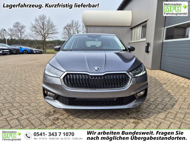 Skoda Fabia 1.0 TSI 95PS Selection 5-t&uuml;rig R&uuml;ckf.Kamera Parksensoren Sitzheizung Multifunktionslenkrad Klima Skoda-Radio Bluetooth Touchscreen Tempomat Nebelsch. Apple CarPlay + Android Auto 