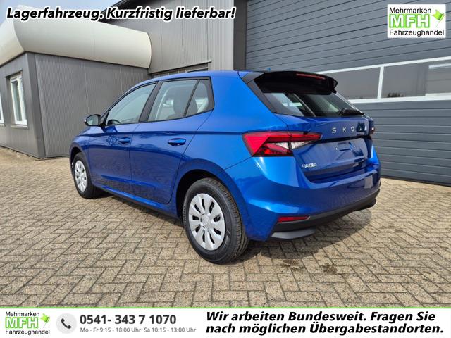 Skoda Fabia 1.0 TSI 95PS Selection 5-t&uuml;rig R&uuml;ckf.Kamera Parksensoren Sitzheizung Multifunktionslenkrad Klima Skoda-Radio Bluetooth Touchscreen Tempomat Nebelsch. Apple CarPlay + Android Auto 