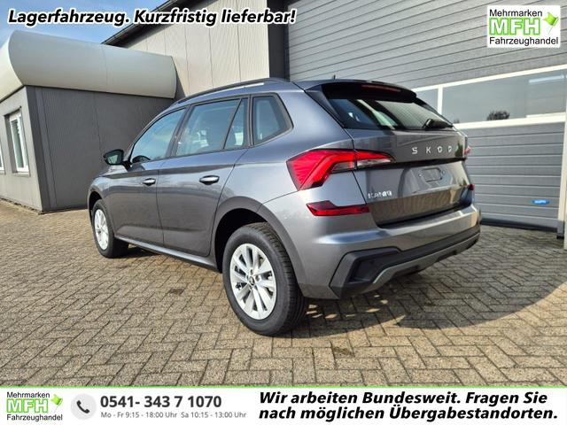 Skoda Kamiq 1.0 TSI 115PS DSG Selection AHK R&uuml;ckf.Kamera PDC v+h Sitzheizung Klimaautomatik Skoda-Radio Apple CarPlay + Android Auto Tempomat Garantieverl&auml;ngerung 16"LM 