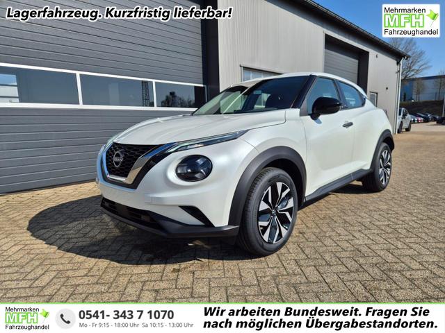 Nissan Juke 1.0 DIG-T 114PS Acenta Klimaautomatik Sitzheizung R&uuml;ckf.Kamera Bluetooth Touchscreen wireless Apple CarPlay Android Auto 