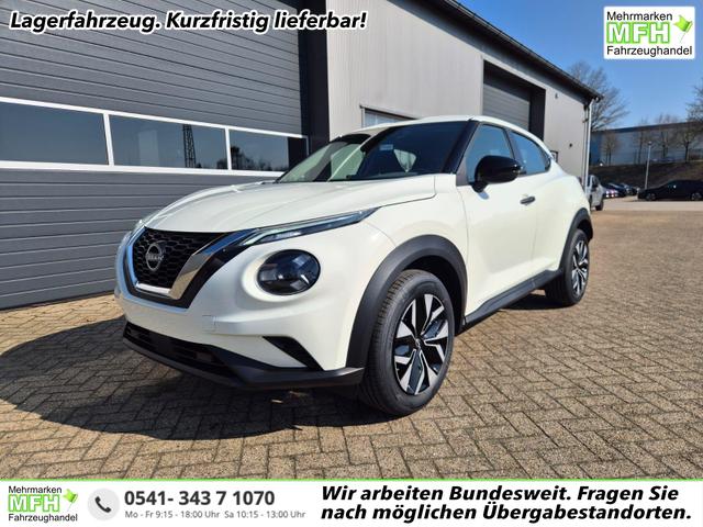 Nissan Juke 1.0 DIG-T 114PS Acenta Klimaautomatik Sitzheizung R&uuml;ckf.Kamera Bluetooth Touchscreen wireless Apple CarPlay Android Auto 