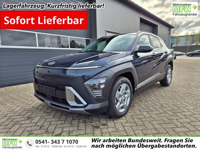 Hyundai KONA - Trend 1.6 T-GDI 150PS Automatik MY2026 Voll-LED-Projektionsscheinw. mit LED-Lichtband Sitzheizung v+h Lenkradheizung ACC Klimaautomatik Navi Touchscreen DAB+ Apple CarPlay + Android Auto PDC R&uuml;ckf.Kamera 2xKeyless 17-LM