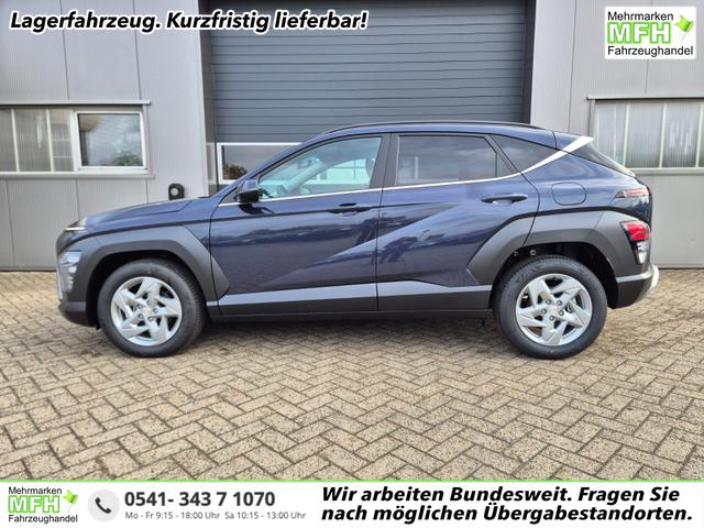 Hyundai KONA - Trend 1.6 T-GDI 150PS Automatik MY2026 Voll-LED-Projektionsscheinw. mit LED-Lichtband Sitzheizung v+h Lenkradheizung ACC Klimaautomatik Navi Touchscreen DAB+ Apple CarPlay + Android Auto PDC R&uuml;ckf.Kamera 2xKeyless 17-LM