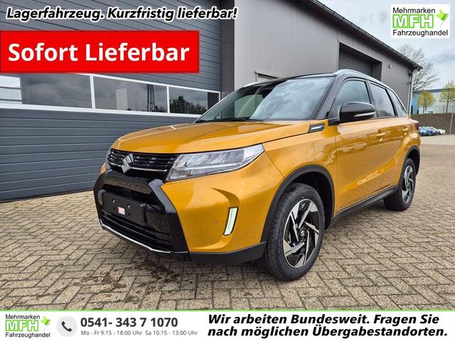 Suzuki Vitara - Comfort+ 110PS Automatik MHEV 1.4 Boosterjet Teilleder Navi Klimaautomatik Sitzheizung ACC PDC v+h R&uuml;ckf.Kamera Suzuki-Radio Apple CarPlay Android Auto Touchscreen 2xKeyless 17-LM