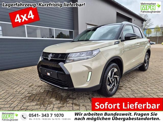 Suzuki Vitara - Comfort+ 110PS MHEV 4x4 ALLGRIP 1.4 Boosterjet Allrad Teilleder mit Alcantara Navi Klimaautomatik Sitzheizung ACC PDC v+h R&uuml;ckf.Kamera Suzuki-Radio Apple CarPlay Android Auto Touchscreen 2xKeyless 17-LM