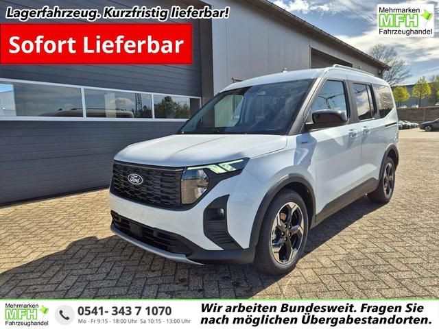 Ford Tourneo Courier - 1.0 EcoBoost 125PS Active Teil-Leder Sitzheizung Lenkradheizung Klimaautomatik PDC v+h R&uuml;ckf.-Kamera ACC TWA Frontscheibe beheizb. Ford-Navi SYNC4 Apple CarPlay + Android Auto