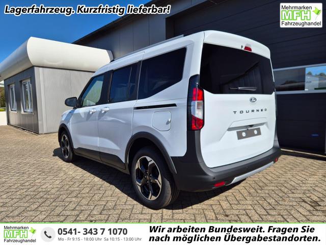 Ford Tourneo Courier - 1.0 EcoBoost 125PS Active Teil-Leder Sitzheizung Lenkradheizung Klimaautomatik PDC v+h R&uuml;ckf.-Kamera ACC TWA Frontscheibe beheizb. Ford-Navi SYNC4 Apple CarPlay + Android Auto