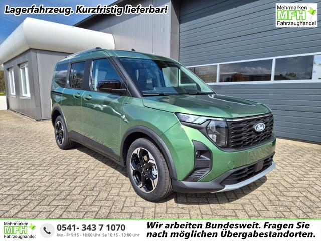 Ford Tourneo Courier - 1.0 EcoBoost 125PS Active Teil-Leder Sitzheizung Lenkradheizung Klimaautomatik PDC v+h R&uuml;ckf.-Kamera ACC TWA Frontscheibe beheizb. Ford-Navi SYNC4 Apple CarPlay + Android Auto