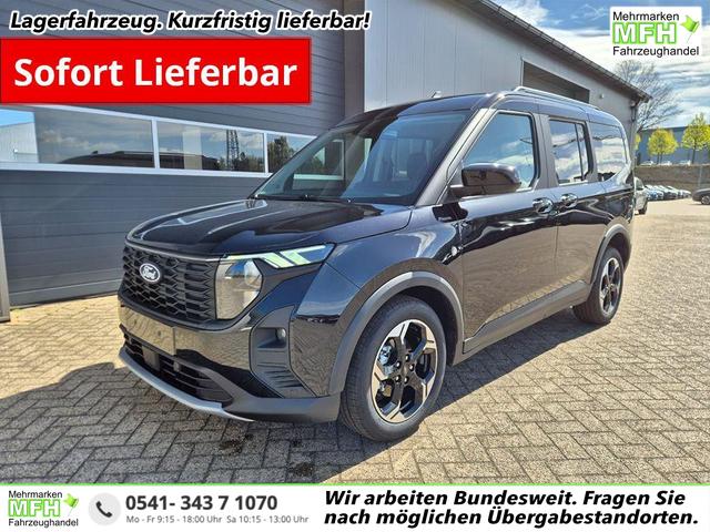 Ford Tourneo Courier - 1.0 EcoBoost 125PS Active Teil-Leder Sitzheizung Lenkradheizung Klimaautomatik PDC v+h R&uuml;ckf.-Kamera ACC TWA Frontscheibe beheizb. Ford-Navi SYNC4 Apple CarPlay + Android Auto