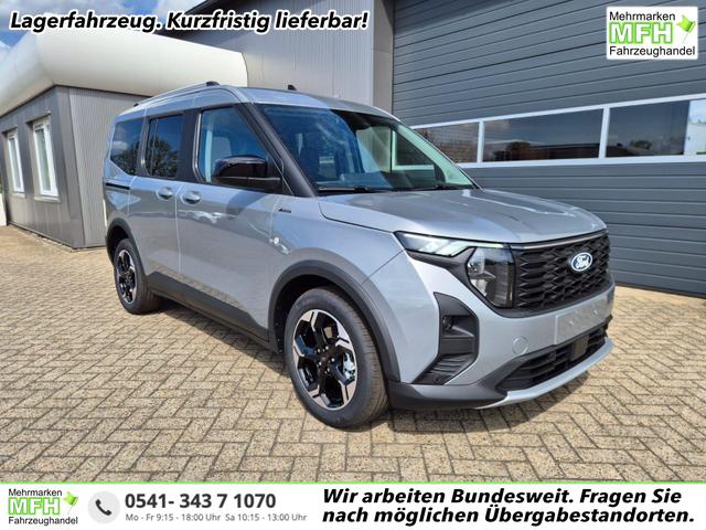 Ford Tourneo Courier - 1.0 EcoBoost 125PS Active Teil-Leder Sitzheizung Lenkradheizung Klimaautomatik PDC v+h R&uuml;ckf.-Kamera ACC TWA Frontscheibe beheizb. Ford-Navi SYNC4 Apple CarPlay + Android Auto