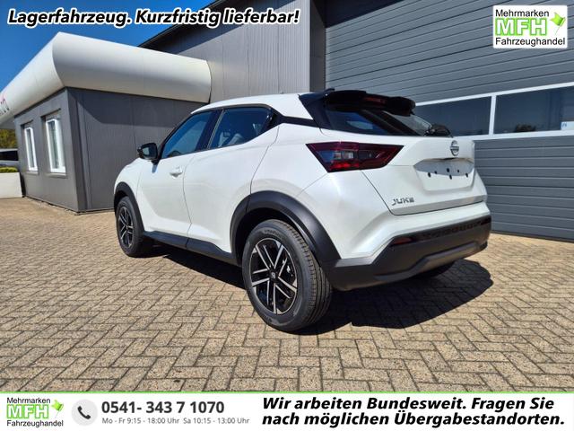 Nissan Juke - 1.0 DIG-T 114PS N-Connecta Sitzheizung Lenkradheizung Teil-Leder Klimaautomatik PDC v+h R&uuml;ckf.Kamera Bluetooth Touchscreen Apple CarPlay Android Auto 17"LM