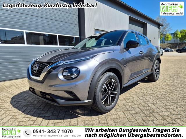 Nissan Juke - 1.0 DIG-T 114PS N-Connecta Teil-Leder Klimaautomatik PDC v+h R&uuml;ckf.Kamera Bluetooth Touchscreen Apple CarPlay Android Auto 17"LM
