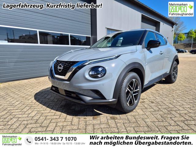 Nissan Juke - 1.0 DIG-T 114PS N-Connecta Teil-Leder Klimaautomatik PDC v+h R&uuml;ckf.Kamera Bluetooth Touchscreen Apple CarPlay Android Auto 17"LM