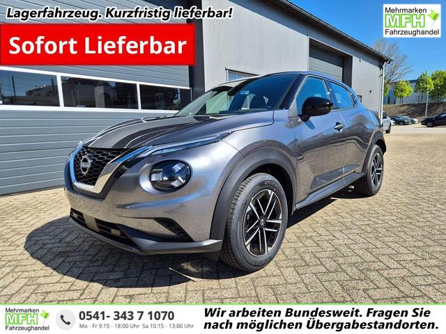 Nissan Juke - 1.0 DIG-T 114PS N-Connecta Teil-Leder Klimaautomatik PDC v+h R&uuml;ckf.Kamera Bluetooth Touchscreen Apple CarPlay Android Auto 17"LM