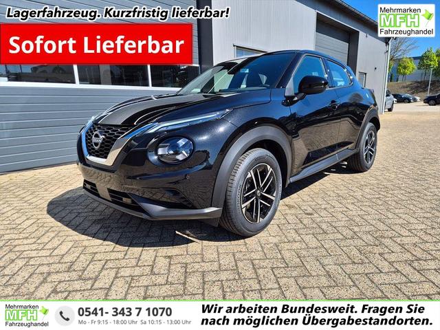 Nissan Juke - 1.0 DIG-T 114PS N-Connecta Teil-Leder Klimaautomatik PDC v+h R&uuml;ckf.Kamera Bluetooth Touchscreen Apple CarPlay Android Auto 17"LM