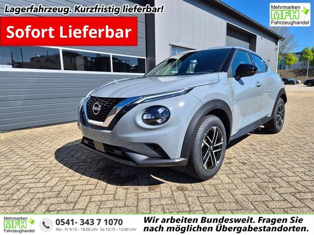 Nissan Juke - 1.0 DIG-T 114PS N-Connecta Sitzheizung Lenkradheizung Teil-Leder Klimaautomatik PDC v+h R&uuml;ckf.Kamera Bluetooth Touchscreen Apple CarPlay Android Auto 17"LM
