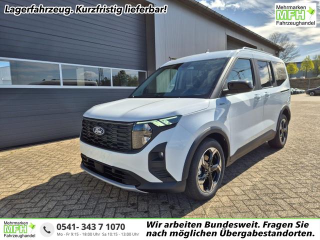Ford Tourneo Courier 1.0 EcoBoost 125PS Active Teil-Leder Sitzheizung Lenkradheizung Klimaautomatik PDC v+h R&uuml;ckf.-Kamera ACC TWA Frontscheibe beheizb. Ford-Navi SYNC4 Apple CarPlay + Android Auto 