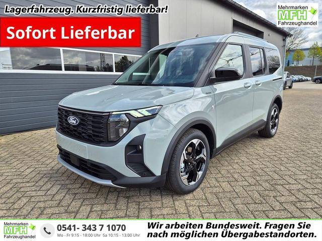 Ford Tourneo Courier - 1.0 EcoBoost 125PS Active Teil-Leder Sitzheizung Lenkradheizung Klimaautomatik PDC v+h R&uuml;ckf.-Kamera ACC TWA Frontscheibe beheizb. Ford-Navi SYNC4 Apple CarPlay + Android Auto