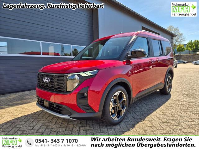 Ford Tourneo Courier - 1.0 EcoBoost 125PS Active Teil-Leder Sitzheizung Lenkradheizung Klimaautomatik PDC v+h R&uuml;ckf.-Kamera ACC TWA Frontscheibe beheizb. Ford-Navi SYNC4 Apple CarPlay + Android Auto