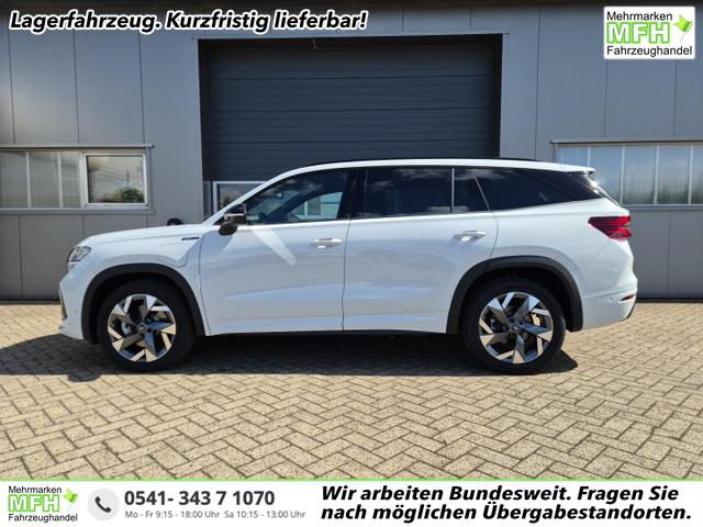 Skoda Kodiaq - Sportline 1.5 TSI 204PS PHEV DSG schwenkb. AHK elektr. PanoDach HUD Alcantara PDC v+h 360&deg;Kamera CANTON Sound Klimaautomatik Sitzheizung Lenkradheizung Navi Apple CarPlay Android Auto 2xKeyless 19"LM vollelektr. Reichweite 116KM