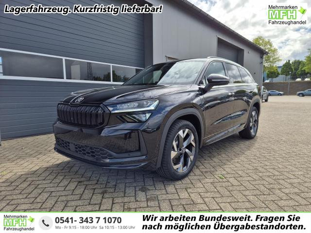 Skoda Kodiaq - Sportline 1.5 TSI 204PS PHEV DSG schwenkb. AHK elektr. PanoDach HUD Alcantara PDC v+h 360&deg;Kamera CANTON Sound Klimaautomatik Sitzheizung Lenkradheizung Navi Apple CarPlay Android Auto 2xKeyless 19"LM vollelektr. Reichweite 116KM