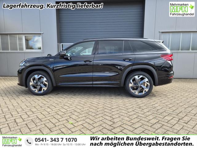 Skoda Kodiaq - Sportline 1.5 TSI 204PS PHEV DSG schwenkb. AHK elektr. PanoDach HUD Alcantara PDC v+h 360&deg;Kamera CANTON Sound Klimaautomatik Sitzheizung Lenkradheizung Navi Apple CarPlay Android Auto 2xKeyless 19"LM vollelektr. Reichweite 116KM