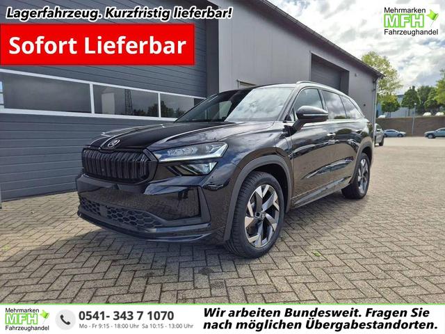 Skoda Kodiaq - Sportline 1.5 TSI 204PS PHEV DSG schwenkb. AHK elektr. PanoDach HUD Alcantara PDC v+h 360&deg;Kamera CANTON Sound Klimaautomatik Sitzheizung Lenkradheizung Navi Apple CarPlay Android Auto 2xKeyless 19"LM vollelektr. Reichweite 116KM