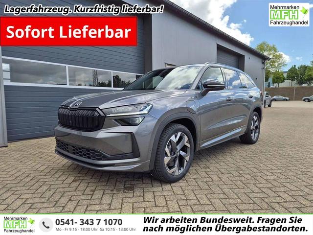 Skoda Kodiaq - Sportline 1.5 TSI 204PS PHEV DSG schwenkb. AHK elektr. PanoDach HUD Alcantara PDC v+h 360&deg;Kamera CANTON Sound Klimaautomatik Sitzheizung Lenkradheizung Navi Apple CarPlay Android Auto 2xKeyless 19"LM vollelektr. Reichweite 116KM