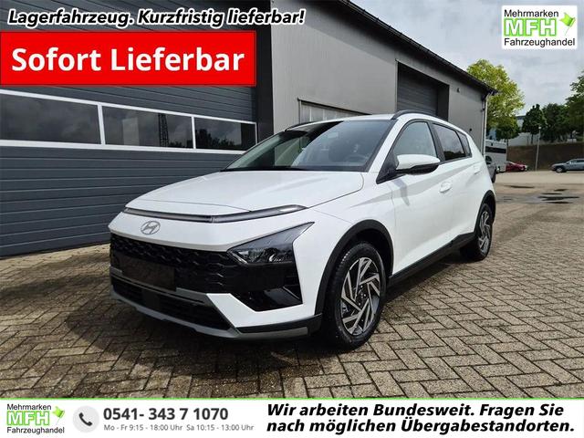 Hyundai BAYON - Trend 1.0 T-GDI 90PS Klimaautomatik R&uuml;ckf.Kamera Parksensoren Sitzheizung Lenkradheizung Bluetooth Touchscreen Tempomat Apple CarPlay + Android Auto 16"LM
