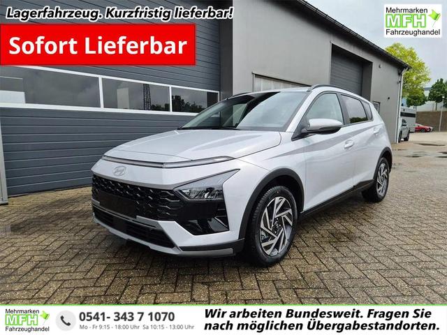Hyundai BAYON - Trend 1.0 T-GDI 90PS Klimaautomatik R&uuml;ckf.Kamera Parksensoren Sitzheizung Lenkradheizung Bluetooth Touchscreen Tempomat Apple CarPlay + Android Auto 16"LM