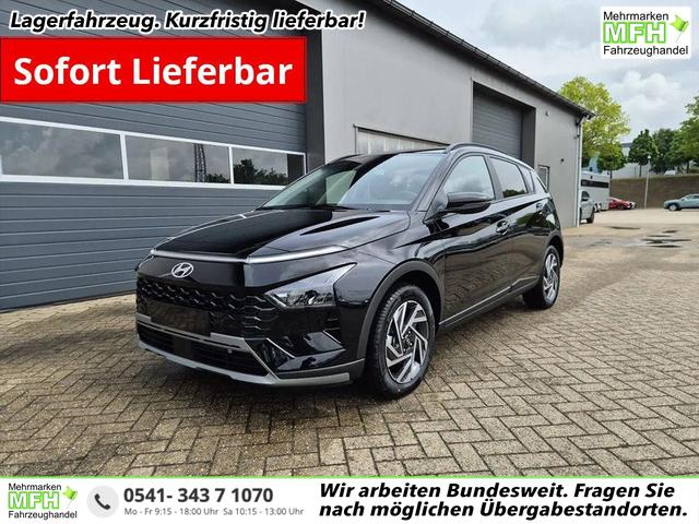 Hyundai BAYON - Trend 1.0 T-GDI 90PS Automatik Klimaautomatik R&uuml;ckf.Kamera Parksensoren Sitzheizung Lenkradheizung Bluetooth Touchscreen Tempomat Apple CarPlay + Android Auto 16"LM