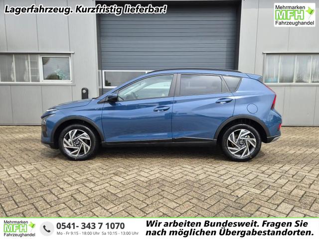 Hyundai BAYON - Trend 1.0 T-GDI 90PS Klimaautomatik R&uuml;ckf.Kamera Parksensoren Sitzheizung Lenkradheizung Bluetooth Touchscreen Tempomat Apple CarPlay + Android Auto 16"LM