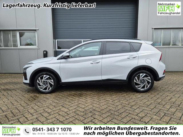 Hyundai BAYON - Trend 1.0 T-GDI 90PS Klimaautomatik R&uuml;ckf.Kamera Parksensoren Sitzheizung Lenkradheizung Bluetooth Touchscreen Tempomat Apple CarPlay + Android Auto 16"LM