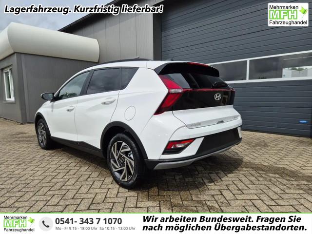 Hyundai BAYON - Trend 1.0 T-GDI 90PS Klimaautomatik R&uuml;ckf.Kamera Parksensoren Sitzheizung Lenkradheizung Bluetooth Touchscreen Tempomat Apple CarPlay + Android Auto 16"LM