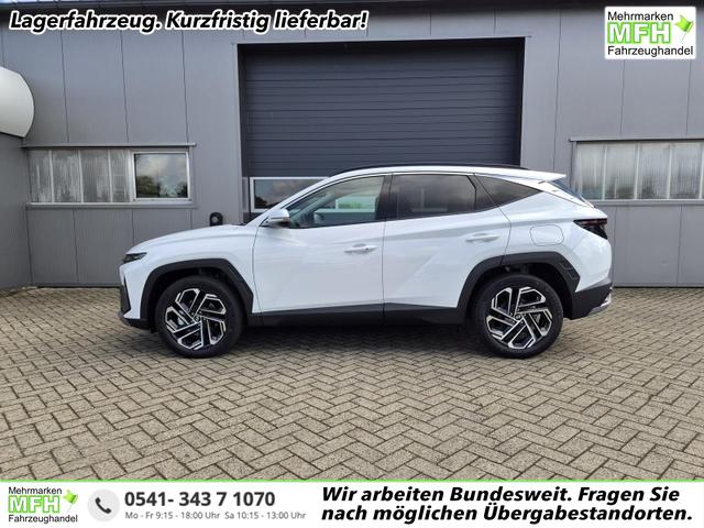 Hyundai TUCSON - Trend 1.6 T-GDI 288PS Automatik PHEV Krell-Sound Teill-Leder elektr. Heckklappe ACC Klimaautomatik Sitzheizung Lenkrandheizung Navi PDC v+h R&uuml;ckf.Kamera Apple CarPlay + Android Auto 2xKeyless 19-LM