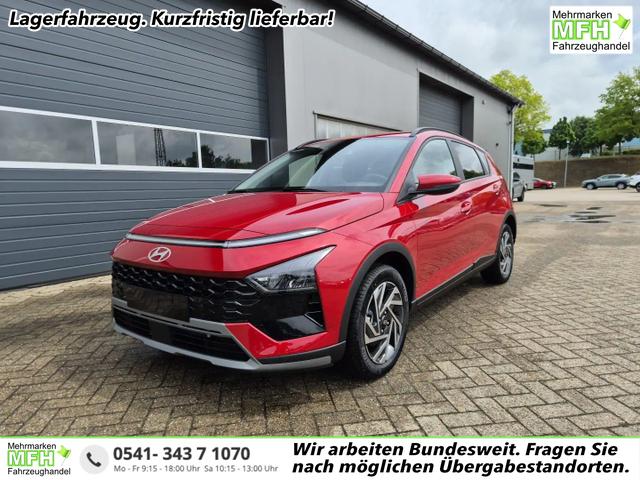 Hyundai BAYON - Trend 1.0 T-GDI 90PS Klimaautomatik R&uuml;ckf.Kamera Parksensoren Sitzheizung Lenkradheizung Bluetooth Touchscreen Tempomat Apple CarPlay + Android Auto 16"LM