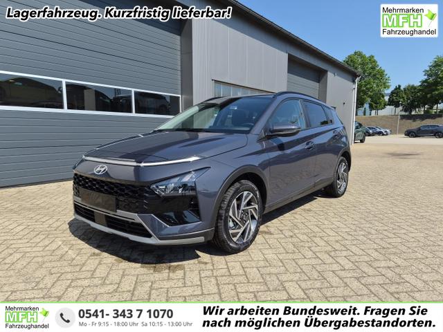 Hyundai BAYON - Trend 1.0 T-GDI 90PS Automatik Klimaautomatik R&uuml;ckf.Kamera Parksensoren Sitzheizung Lenkradheizung Bluetooth Touchscreen Tempomat Apple CarPlay + Android Auto 16"LM