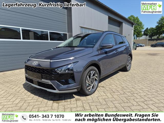 Hyundai BAYON - Trend 1.0 T-GDI 90PS Klimaautomatik R&uuml;ckf.Kamera Parksensoren Sitzheizung Lenkradheizung Bluetooth Touchscreen Tempomat Apple CarPlay + Android Auto 16"LM