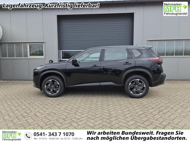 Nissan X-Trail - Acenta 1.5 MHEV 163PS Automatik Sitzheizung v+h Lenkradheizung Frontscheibe beheizb. Klimaautomatik R&uuml;ckf.Kamera Bluetooth Touchscreen Apple CarPlay Android Auto PDC 2x Keyless 18"LM