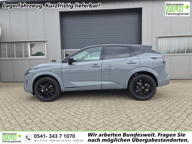 Nissan Qashqai - 1.3 DIG-T MHEV 158 PS X-Tronic N-Design Head-Up Display Teil-Leder Klimaautomatik Sitzheizung Lenkradheizung Navi elektr. Heckklappe ACC PDC v+h 360&deg;Kamera DAB Bluetooth Touchscreen Apple CarPlay Android Auto 19"Zoll