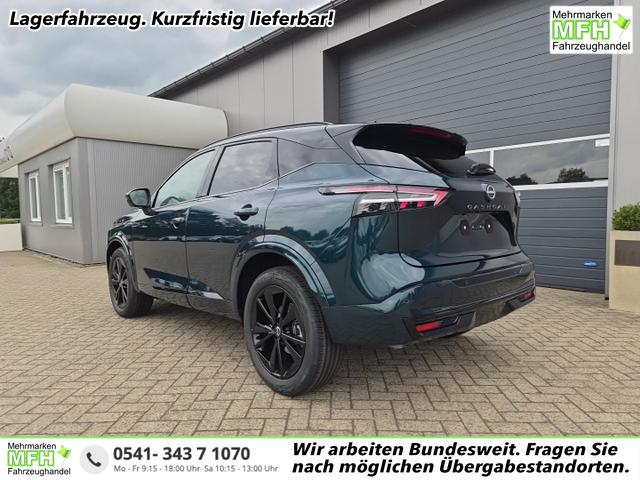 Nissan Qashqai - 1.3 DIG-T MHEV 158 PS X-Tronic N-Design PanoDach Teil-Leder Klimaautomatik Sitzheizung Lenkradheizung Navi ACC PDC v+h 360&deg;Kamera DAB Bluetooth Touchscreen Apple CarPlay Android Auto 19"Zoll