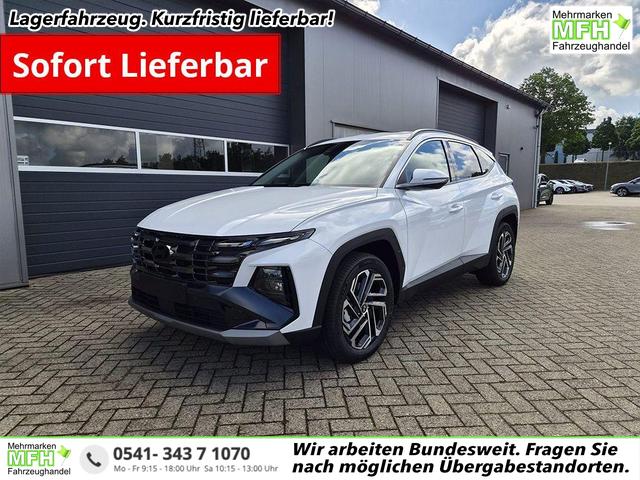 Hyundai TUCSON - Trend 1.6 T-GDI 288PS Automatik PHEV Krell-Sound Teill-Leder elektr. Heckklappe ACC Klimaautomatik Sitzheizung Lenkrandheizung Navi PDC v+h R&uuml;ckf.Kamera Apple CarPlay + Android Auto 2xKeyless 19-LM vollelektr. Reichweite 68KM