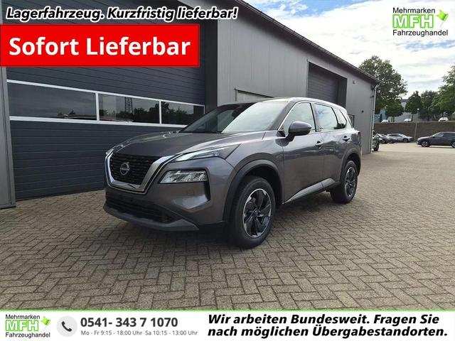 Nissan X-Trail - Acenta 1.5 MHEV 163PS Automatik Sitzheizung v+h Lenkradheizung Frontscheibe beheizb. Klimaautomatik R&uuml;ckf.Kamera Bluetooth Touchscreen Apple CarPlay Android Auto PDC 2x Keyless 18"LM