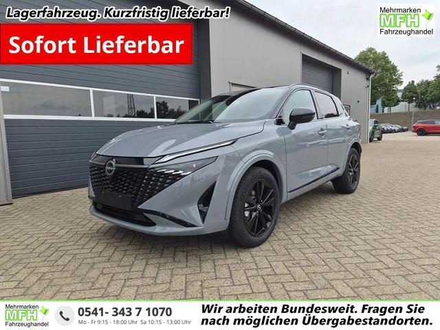 Nissan Qashqai - 1.3 DIG-T MHEV 158 PS X-Tronic N-Design Head-Up Display Teil-Leder Klimaautomatik Sitzheizung Lenkradheizung Navi elektr. Heckklappe ACC PDC v+h 360&deg;Kamera DAB Bluetooth Touchscreen Apple CarPlay Android Auto 19"Zoll