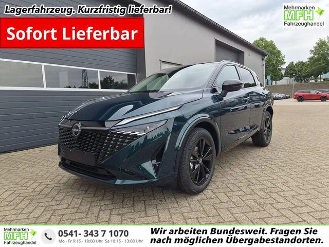 Nissan Qashqai - 1.3 DIG-T MHEV 158 PS X-Tronic N-Design Head-Up Display Teil-Leder Klimaautomatik Sitzheizung Lenkradheizung Navi elektr. Heckklappe ACC PDC v+h 360&deg;Kamera DAB Bluetooth Touchscreen Apple CarPlay Android Auto 19"Zoll