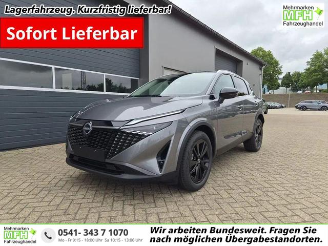 Nissan Qashqai - 1.3 DIG-T MHEV 158 PS X-Tronic Tekna Voll-Leder Klimaautomatik PanoGlasdach Sitzheizung Lenkradheizung Navi Head-Up Display elektr. Heckklappe ACC PDC v+h 360&deg;Kamera DAB Bluetooth Touchscreen Apple CarPlay Android Auto 19"LM