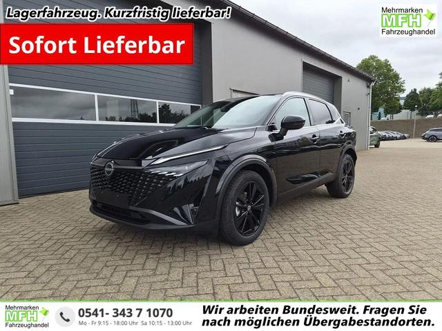 Nissan Qashqai - 1.3 DIG-T MHEV 158 PS X-Tronic Tekna Voll-Leder Klimaautomatik PanoGlasdach Sitzheizung Lenkradheizung Navi Head-Up Display elektr. Heckklappe ACC PDC v+h 360&deg;Kamera DAB Bluetooth Touchscreen Apple CarPlay Android Auto 19"LM